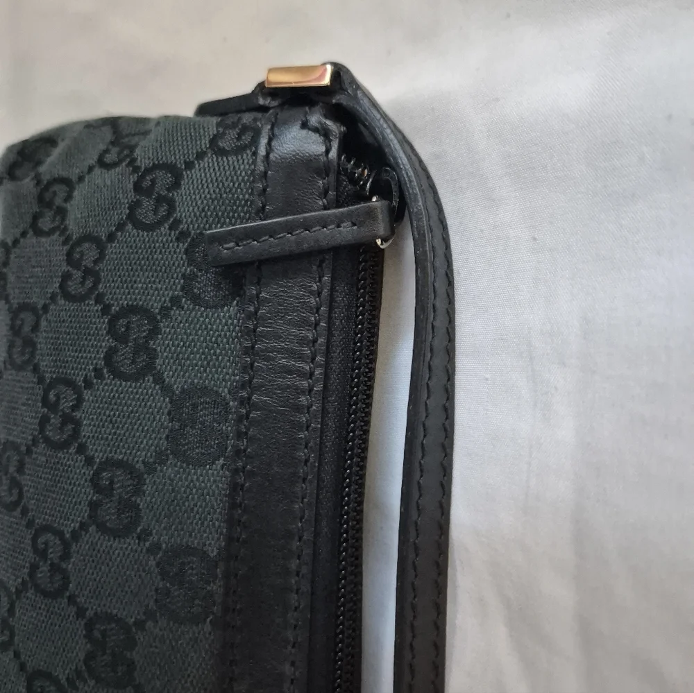 ​PRISTINE Gucci GG Canvas Mini Shoulder Bag – Rare Teal/Green & Black - Picture 7 of 11